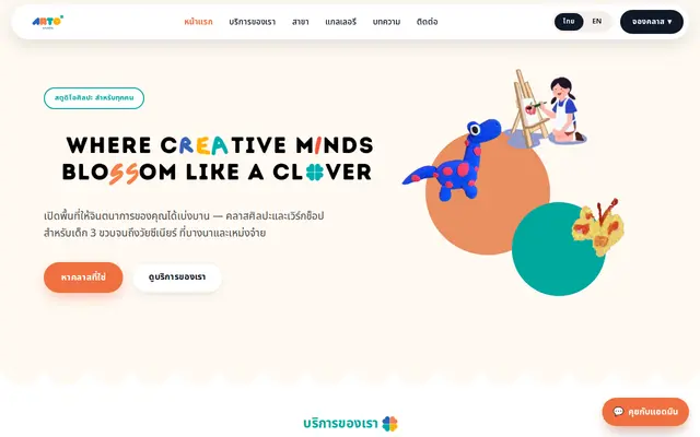 หน้าตาของ Arto Studio School System