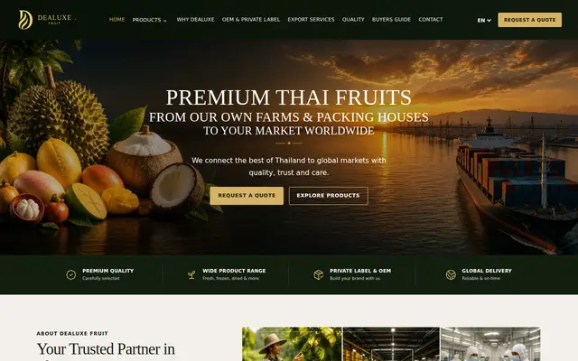 หน้าตาของ Dealuxe Fruits บนจอคอม