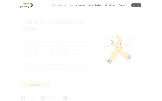 หน้าตาของ Rabbit Online Gateway บนจอคอม