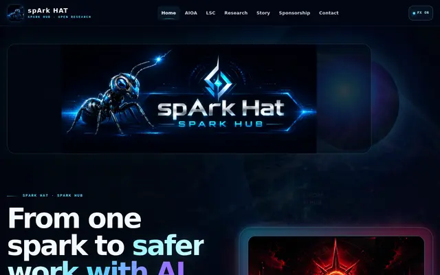 หน้าตาของ spArk HAT บนจอคอม