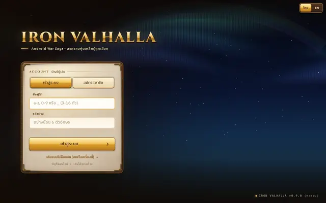 หน้าตาของ IRON VALHALLA: Android Saga